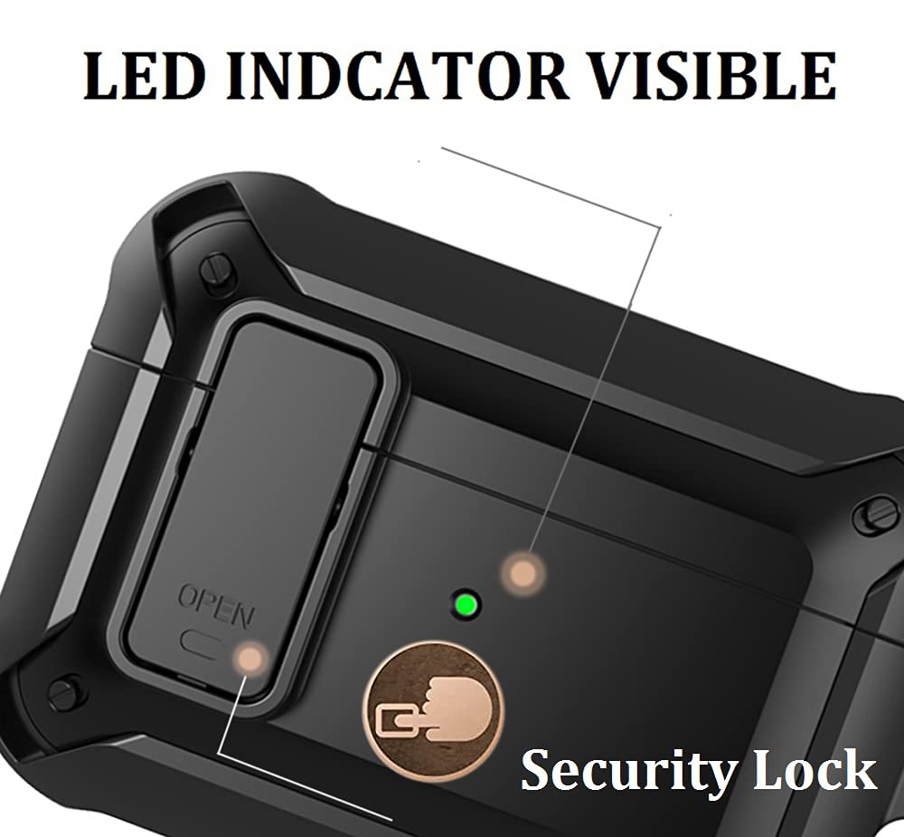 最終値下げ!Airpods Pro ケースカバー ロック付 フルボディ 頑丈 Amazon | Olytop Airpods Pro 2/1 Gen ケースカバー ロック付き